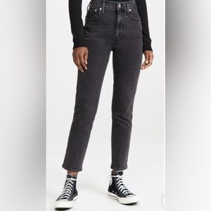 Madewell classic straight jeans in lunar wash